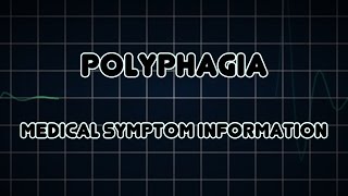 Polyphagia Medical Symptom [upl. by Tur]