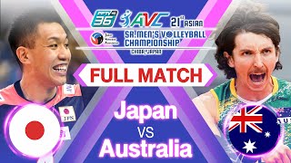 Japan vs Australia  Full Match  PPTV 2021 Asian Sr mens JVA Volleyball Champ  Pool E [upl. by Anrehs]