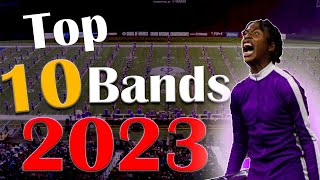 2023 Top 10 High School Marching Bands OF THE YEAR [upl. by Granthem698]