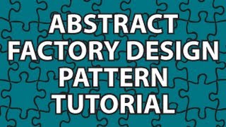 Abstract Factory Design Pattern [upl. by Larine]