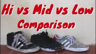 LOW VS MID VS HIGH TOP SKATE SHOES [upl. by Behka]