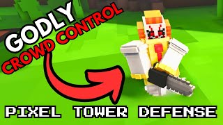 NEW Halloween Update in Pixel Tower Defense  PENNYCLOWN CHANGES EVERYTHING [upl. by Hareehat253]