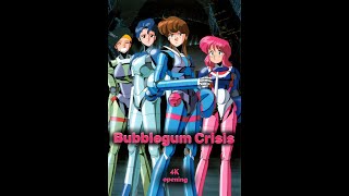 Bubblegum Crisis Opening  4K  enhanced version [upl. by Nada]