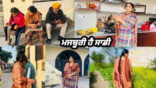 ਸਾਡੇ ਕੋਲ ਵਾਧੂ ਰਪੌੜ ਨਹੀਂ  ਮਜਬੂਰੀ ਵਿੱਚ ਪਾ ਰਹੇ ਹਾਂ Village lifestyle  Pind Punjab de new Vlog [upl. by Hummel]