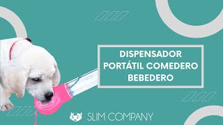 Bebedero Portatil Para Mascotas Botella De Agua Para Perros y Gatos Ideal Para Paseos │ Slim Company [upl. by Hugon]