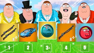 The RANDOM PETER GRIFFIN Challenge in Fortnite [upl. by Nerine100]