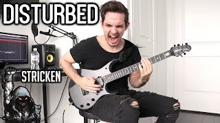 Disturbed  Stricken  GUITAR COVER 2019  Screen Tabs [upl. by Dex]