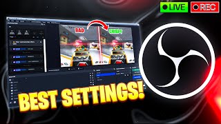 The BEST OBS Settings for Streaming amp Recording Games in CRISPY QUALITY NO LAG Full Guide [upl. by Erapsag]