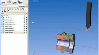 SprutCAM Lathe machining with rotation Part 2 [upl. by Thain84]