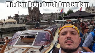 Amsterdam mit dem Boot entdecken🫣 [upl. by Rhona]