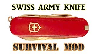 MINI Swiss Army SURVIVAL Knife Mod [upl. by Anura]