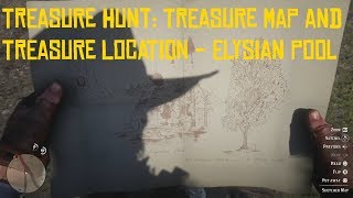 RDR 2  Treasure Hunt Location  Elysian Pool  Red Dead Redemption 2 [upl. by Stolzer]