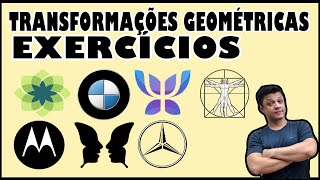 TRANSFORMAÇÕES GEOMÉTRICAS  EXERCÍCIOS [upl. by Hinman156]