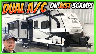 This RV Runs BOTH Airs on only 30amp 2024 Delta 292RL Travel Trailer by Alliance RV [upl. by Eugatnom]