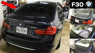 Restoring The Outside Of My Cheap F30 BMW Project DIY Tint [upl. by Pattison]