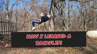 How I learned a backflip [upl. by Desdee968]