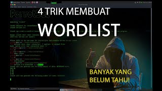 4 Cara Mudah Membuat Wordlist untuk Password Cracking [upl. by Ettennahs]