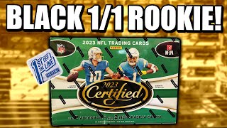 BLACK 11 ROOKIE  2023 Panini Certified NFL FOTL Hobby Box Review [upl. by Inirt]