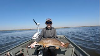 Catching Redfish and BIG Speckled Trout in Crystal Clear Marsh Water [upl. by Amla]