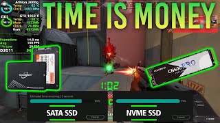 Sata ssd vs Nvme M2  Render Load Speed Benchmark Test [upl. by Corron]