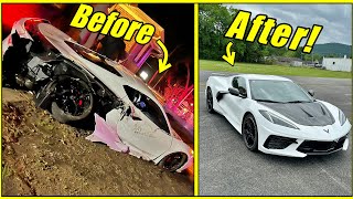 Wrecked To Rebuilt Corvette C8 [upl. by Durrej]