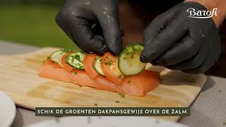 Barofi Recept Zalm Met Geroosterde Courgette en Tomaat [upl. by Doyle]