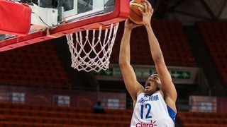 KarlAnthony Towns  FIBAAmericas  Day 12 Dominican Republic v Puerto Rico  Dunk of the Game [upl. by Nivanod]