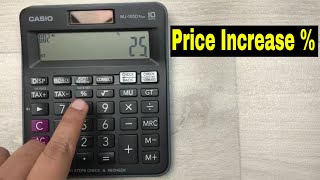 How to Calculate Price Increase Percentage On Calculator  Easy Trick [upl. by Aicsile]