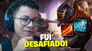 UM VIEWER ME DESAFIOU A JOGAR DE MASTER YI E EU DEI AULA [upl. by Fan]