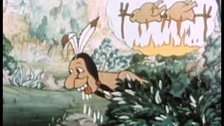 Molly Moo Cow and the Indians 1935 RAINBOW PARADE COLOR CARTOON [upl. by Frum]