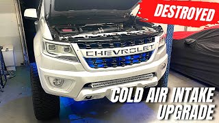 COLD AIR INTAKE ALMOST DESTROYED MY CHEVY COLORADO ENGINE [upl. by Kassity]