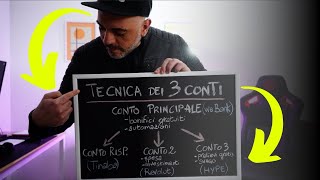 Con La quotTECNICA DEI 3 CONTIquot le tue finanze ESPLODERANNO [upl. by Nalliuq434]