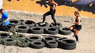 Carrera de obstaculos Mencey 2019 El Medano Tenerife [upl. by Oeflein]