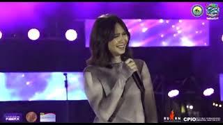 MAYBE THIS TIME  Sarah Geronimo at Tuna Festival 2024 sarahgeronimo trending viralvideo shorts [upl. by Aurore]