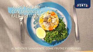 Receta  Arroz Salvaje con Sardinas  Ponto [upl. by Fira]