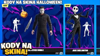 KODY NA NOWEGO SKINA HALLOWEEN JAK ODEBRAĆ w Fortnite [upl. by Orlena]