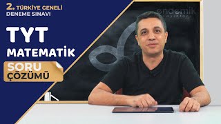 Endemik Yayınları 20232024 2 TG Deneme Sınavı TYT  Matematik Video Çözümlü Cevap Anahtarı [upl. by Jeconiah489]