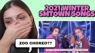 2021 Winter SMTOWN ZOO MELODY SNOW DREAM 2021 etc  REACTION [upl. by Hughie]