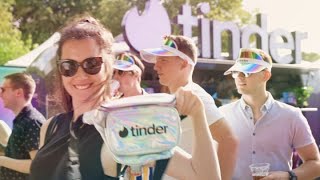 How Tinder does experiential marketing in the real world  Marketing Media Money [upl. by Mercier]