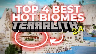 Top 4 Seeds HOT biomes  Minecraft Terralith [upl. by Tekcirk]