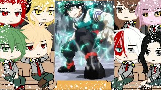 MHA react to deku future  MHA  GACHA CLUB [upl. by Oiramad]