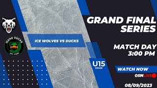 HOCKEY  Ice Wolves VS Ducks  IHV U15  Finals Series [upl. by Aoht]