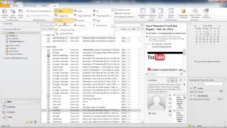 How to Arrange emails by sender and date in Outlook [upl. by Whitten940]