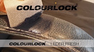 COLOURLOCK Lederpflege  Möbelleder Leder Fresh Anleitung  COLOURLOCK [upl. by Nathanson]