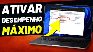 Ative o MODO DESEMPENHO MÁXIMO do Windows 10 e 11 FÁCIL [upl. by Norym]