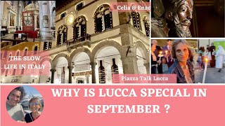 WHY IS LUCCA SO SPECIAL IN SEPTEMBER 13TH SEPTEMBER LUMINARA DI SANTA CROCE [upl. by Tiertza341]