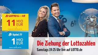 Live  Die Ziehung der Lottozahlen am 27022021 [upl. by Hyrup]