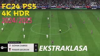 EA SPORTS FC 24 Górnik Zabrze vs Pogoń Szczecin “Ekstraklasa“ PS5 4K HDR gameplay [upl. by Esital]