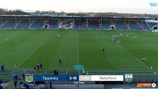 2023 0420 Tipperary v Waterford  Munster MFC Phase 1 Round 2 Highlights [upl. by Kinsley]