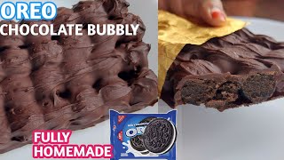 Homemade Dairy Milk Bubbly Recipe Only 3 Ingredients Without Mould  Oreo Chocolate bubbly [upl. by Lymann]